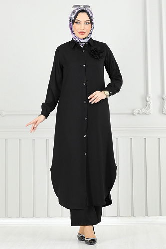 moda selvim Combined 815OZN1046 Black - Thumbnail