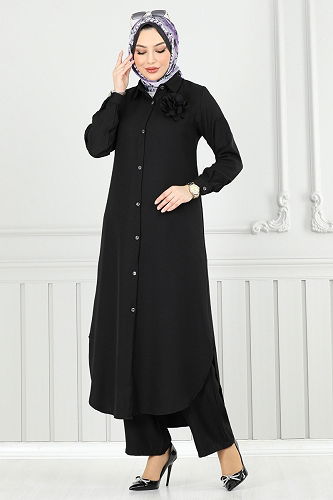 moda selvim Combined 815OZN1046 Black - Thumbnail