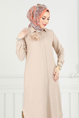 moda selvim Combined 815OZN1046 Stone - Thumbnail