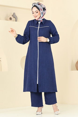 moda selvim Combined 818OZN1046 Navy Blue - Thumbnail