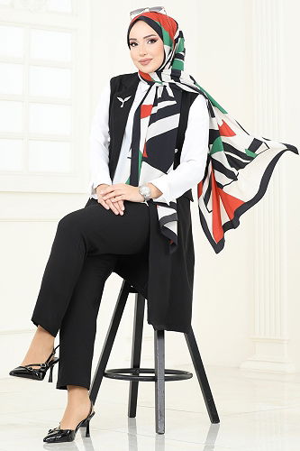 moda selvim طقم أسود 820MP806 - Thumbnail