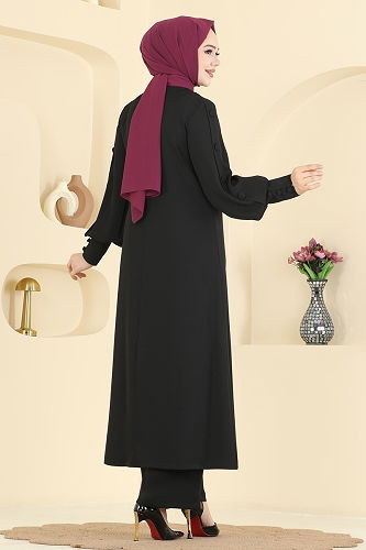 moda selvim Combined 8217AB368 Black - Thumbnail