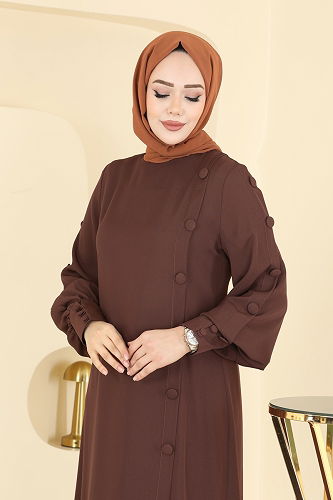 moda selvim Combined 8217AB368 Brown - Thumbnail