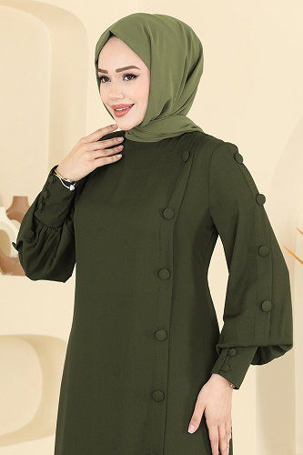 moda selvim Combined 8217AB368 Khaki - Thumbnail