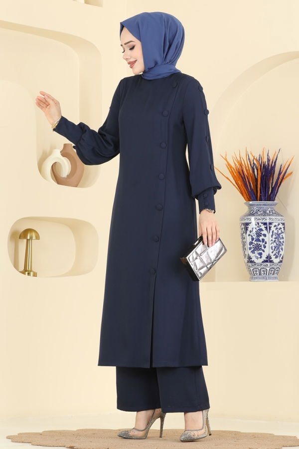 Modaselvim الاطقم طقم كحلي 8217AB368