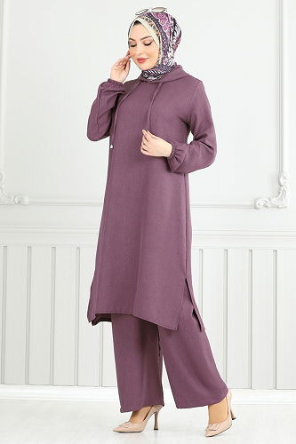 moda selvim Combined 824OZN1046 Dark Lilac - Thumbnail