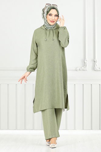 moda selvim Combined 824OZR1047-M Almond Green - Thumbnail