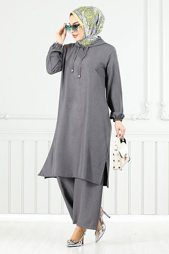 moda selvim Combined 824OZR1047-M Anthracite - Thumbnail