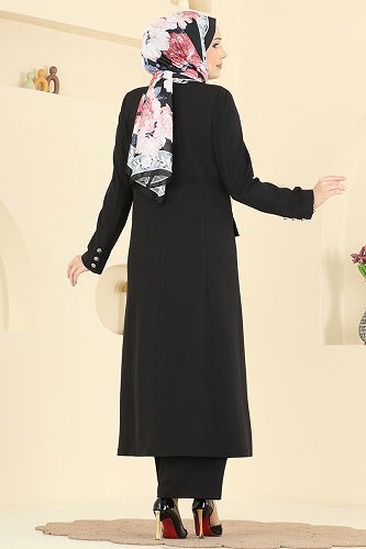 moda selvim Combined 8291AB368 Black - Thumbnail