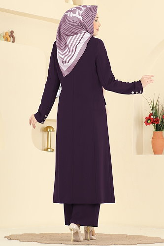 moda selvim Combined 8291AB368 Damson - Thumbnail