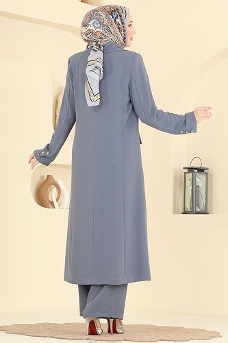 moda selvim Combined 8291AB368 Gray - Thumbnail