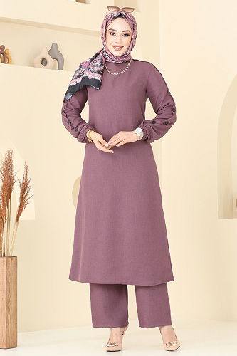 moda selvim Combined 829OZN1046 Dark Rose Dusky - Thumbnail