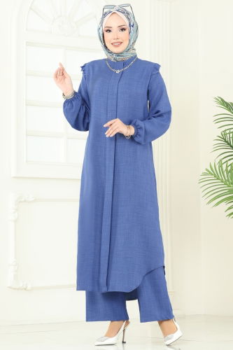 moda selvim Combined 830OZN1046 Indigo - Thumbnail