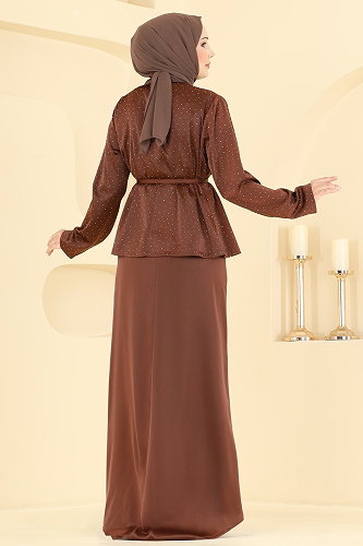 moda selvim Combined 8312AB368 Brown - Thumbnail
