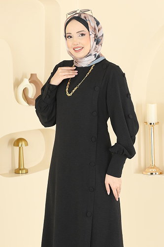 moda selvim طقم أسود 8317AB368 - Thumbnail