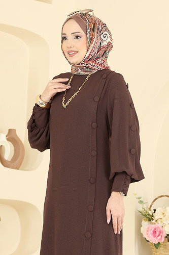 moda selvim Combined 8317AB368 Brown - Thumbnail