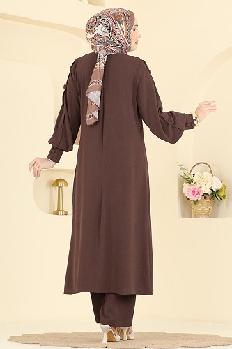 moda selvim Combined 8317AB368 Brown - Thumbnail