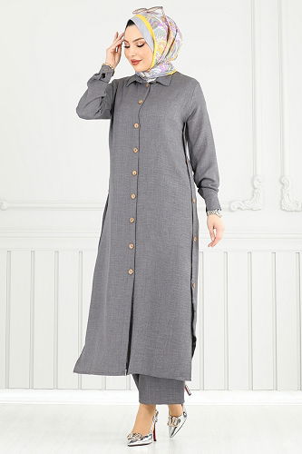 moda selvim Combined 833OZN1046 Anthracite - Thumbnail