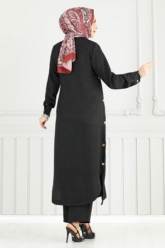 moda selvim Combined 833OZN1046 Black - Thumbnail