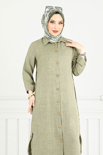 moda selvim Combined 833OZR1047-M Almond Green - Thumbnail