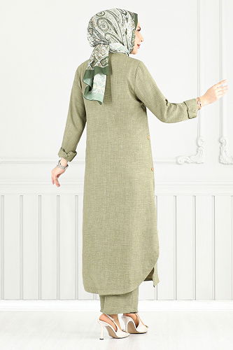 moda selvim Combined 833OZR1047-M Almond Green - Thumbnail