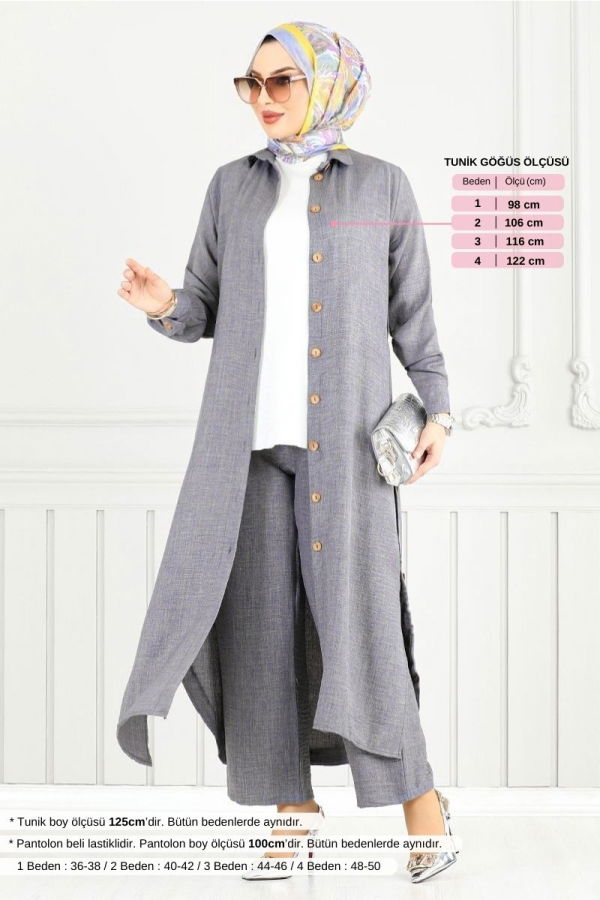 Modaselvim NET 20%+20% DISCOUNT IN THE CARD Combined 833OZR1047-M Anthracite