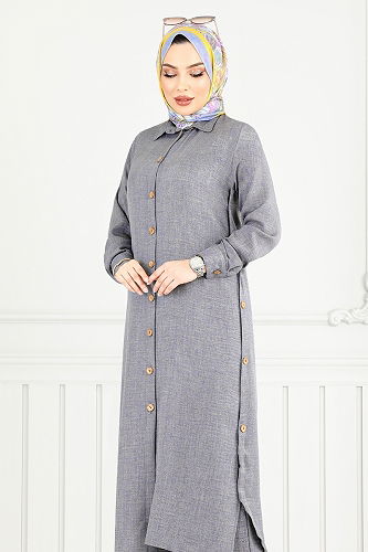 moda selvim Combined 833OZR1047-M Anthracite - Thumbnail