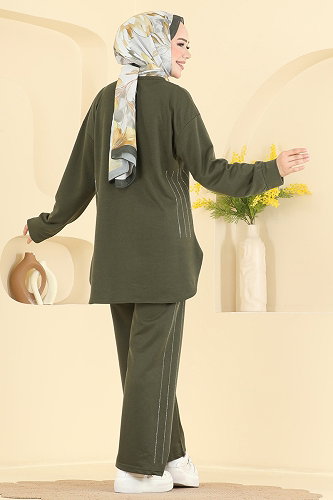 moda selvim Combined 837PM271 Khaki - Thumbnail