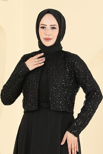 moda selvim Combined 8392AB368 Black - Thumbnail