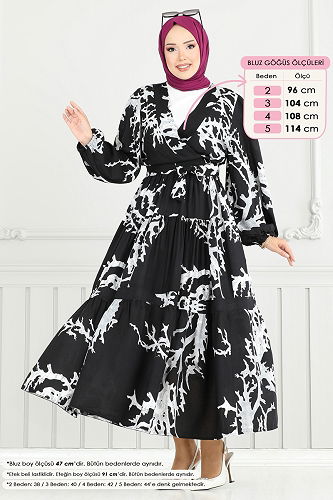 moda selvim Combined 843OZN1046 Gray & Black - Thumbnail