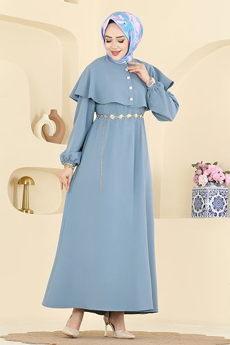 moda selvim طقم أزرق 875ART1138 - Thumbnail