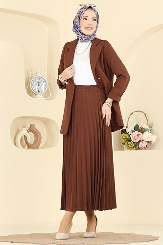 moda selvim Combined 880ART1138 Brown - Thumbnail