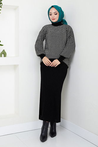 moda selvim Combined 9003UZ1029-M Black - Thumbnail