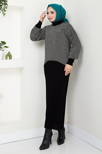 moda selvim Combined 9003UZ1029-M Black - Thumbnail