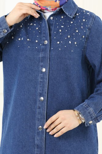 moda selvim طقم جينز 9007YLD1073 - Thumbnail