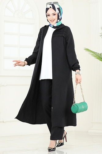 moda selvim Combined 9012S324 Black - Thumbnail