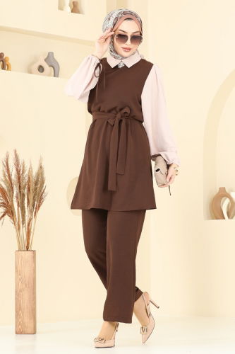 moda selvim Combined 9026S324 Brown - Thumbnail