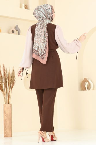 moda selvim Combined 9026S324 Brown - Thumbnail