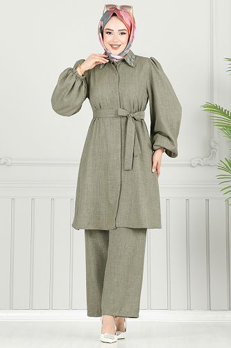 moda selvim Combined 9038S324 Almond Green - Thumbnail