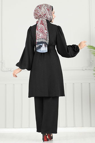 moda selvim Combined 9038S324 Black - Thumbnail