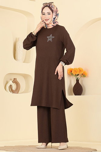 moda selvim Combined 905PM271 Brown - Thumbnail
