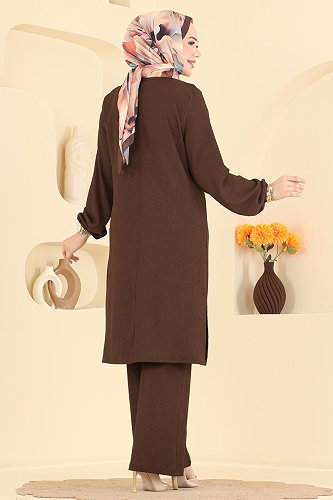 moda selvim Combined 905PM271 Brown - Thumbnail