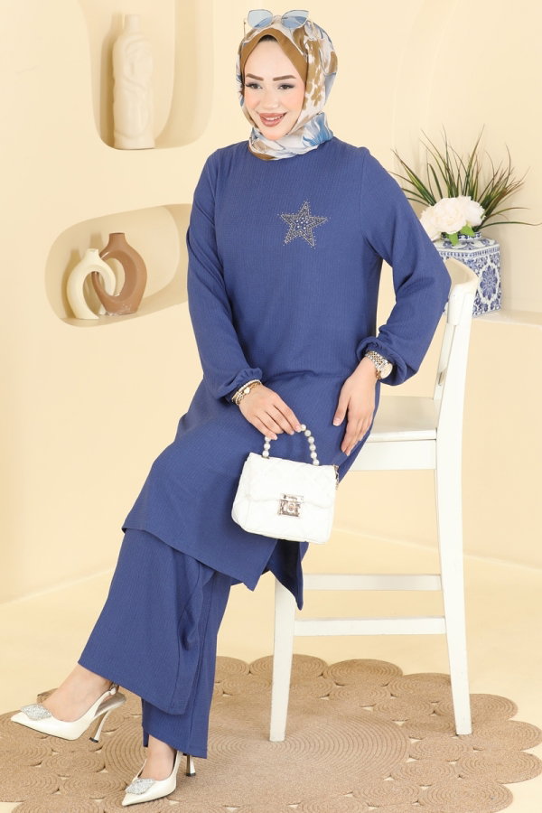 Modaselvim الاطقم طقم ازرق 905PM271