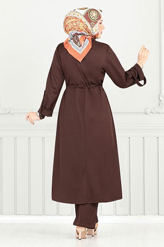 moda selvim Combined 9140PL940-M Brown - Thumbnail