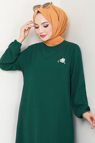 moda selvim Combined 9143PL940-M Emerald - Thumbnail