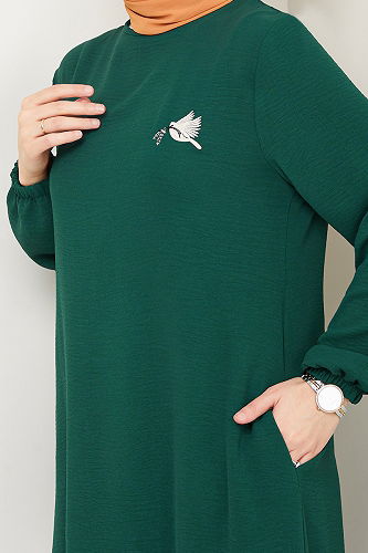 moda selvim Combined 9143PL940-M Emerald - Thumbnail