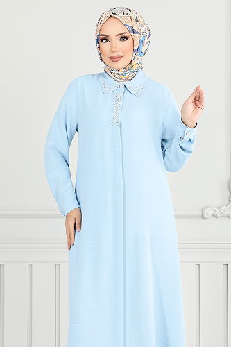 moda selvim Combined 9144PL940-M Baby Blue - Thumbnail