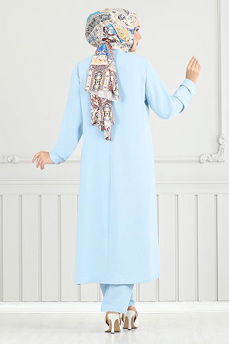 moda selvim Combined 9144PL940-M Baby Blue - Thumbnail