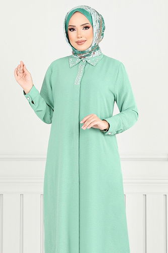 moda selvim Combined 9144PL940-M Light Mint - Thumbnail