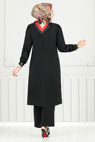 moda selvim Combined 9145PL940-M Black - Thumbnail